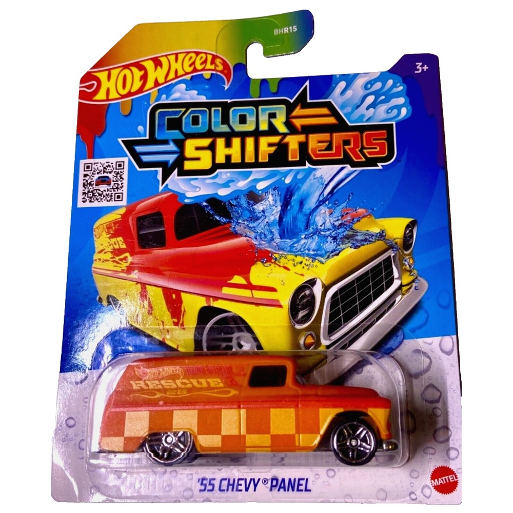 Hot Wheels '55 Chevy Panel Color Shifters 1:64 Die-cast Model Truck SUV NIP 2021